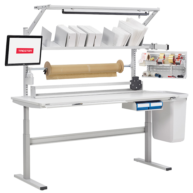 Treston Motorised Height Adjustable Complete Packing Bench