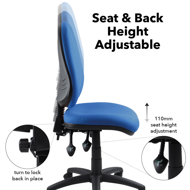 Vantage 200 chair height adjustment