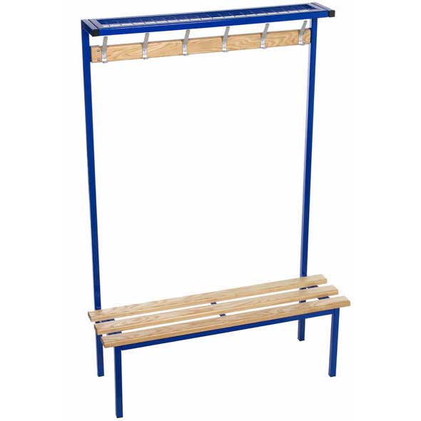 Evolve Range - Square Frame Solo Bench with Mesh top shelf