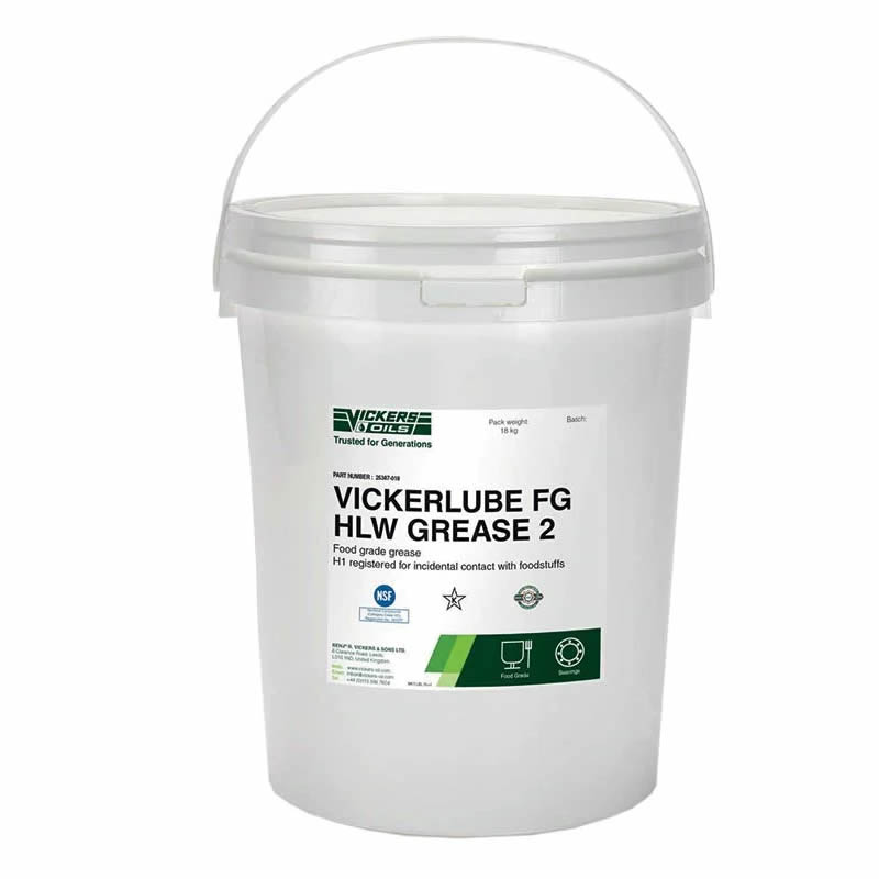 vickerlube H1 food grade HLW grease pail