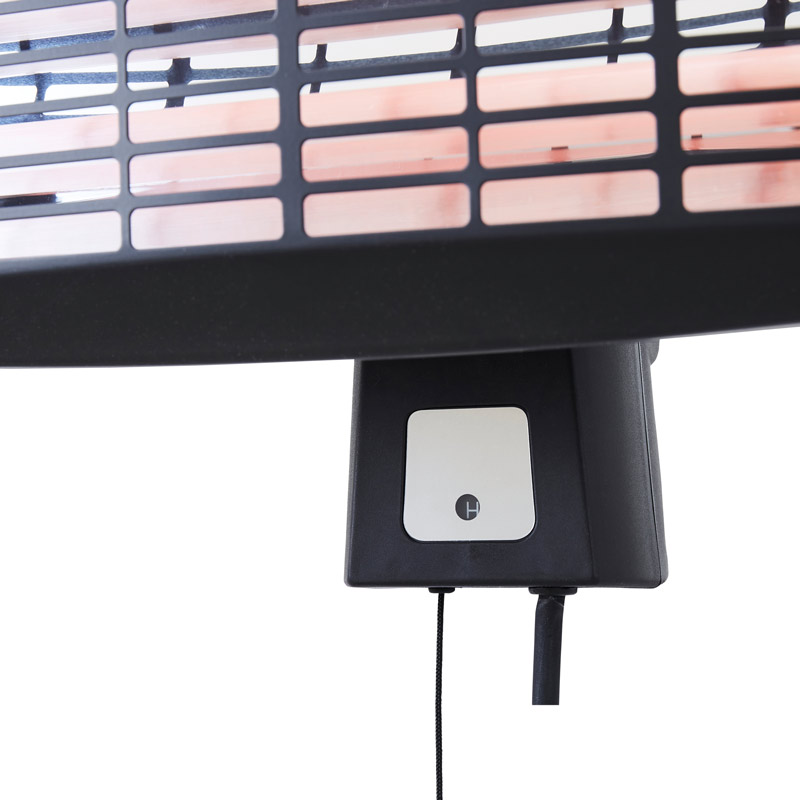 Wall-mounted patio heater
