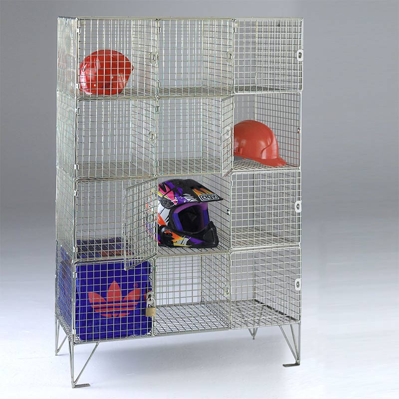 Wire Mesh Multi Compartment Lockers