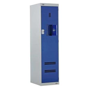 2 Compartment Police Locker with Airwaves & CS Canister Holders