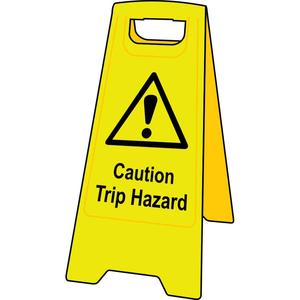 Caution Trip Hazard Floor Stand Sign