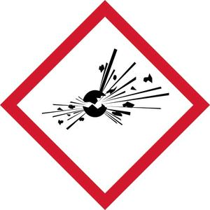 Explosive Symbol GHS Labels
