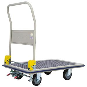 Steel Folding Platform Trolley with Brake