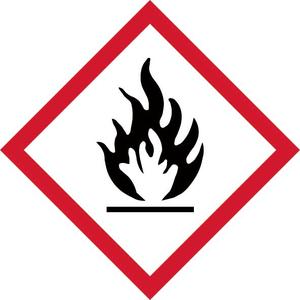 GHS Flammable Pictogram Labels