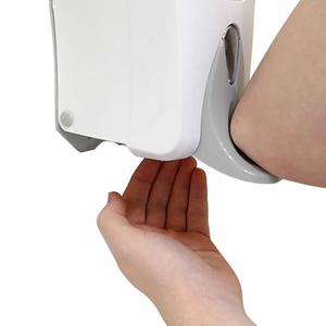 Wall mounted hands free soap dispenser
