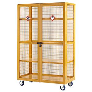 Secure mesh storage trolleys by Boxwell