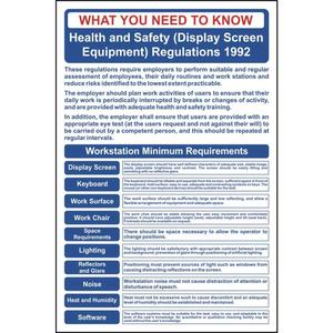 Health & Safety (Display Screen Equipment) Regulations Sign