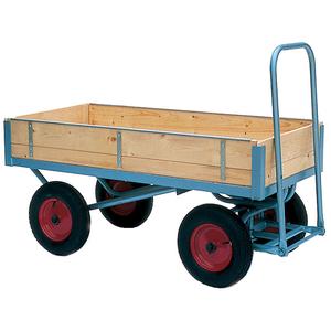 Heavy-Duty Turntable Truck with Timber Platform & Sides