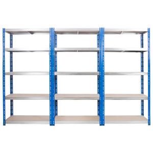 Kwikrack Steel Shelving Bays with 5 Chipboard Shelves with FREE UK Delivery
