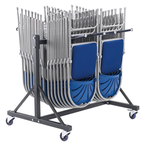 2 row Low Hanging Chair Storage Trolley