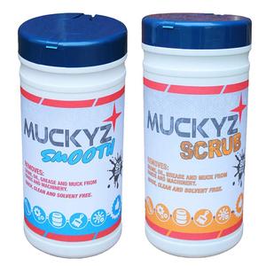 Muckyz Scrub & Smooth Anti-Bacterial Wipes (box of 6)
