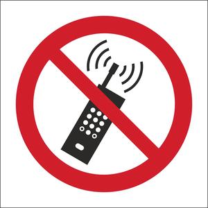 No Mobile Phone Symbol Only Sign