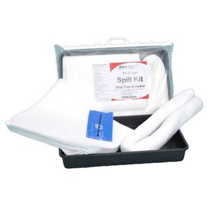 Oil and Fuel Spill Kits with drip tray