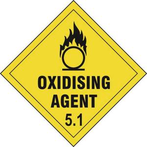 Oxidizing Agent 5.1 Diamond Labels