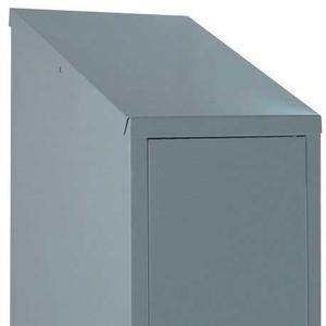Locker sloping top option for Steel Lockers