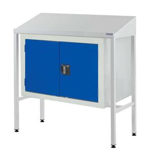 Team Leader Workstation With Double Cupboard