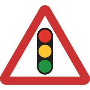 Traffic Lights Road Sign
