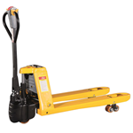 1500kg yellow and black battery-powered pallet truck