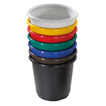 Plastic Wastebaskets Pack of 4