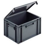 Solid Euro Containers with Integral Lids