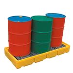 3 Drum Storage Spill Containment Pallets 