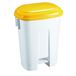 30L Pedal Bins With Coloured Lids