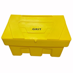 350L Yellow Grit Bin with Forklift Skids