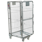 4 Sided Roll Cage with two-piece stable doors - 600kg Capacity