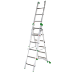 Combination Ladders with Telescopic Stabiliser