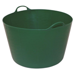 75L green plastic garden trug