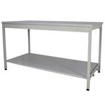 760mm High Open Mailroom Workbench with MFC Worktop & Lower Shelf