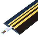 Hazard Identification Cable Covers - Red or Yellow Stripes