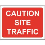 Caution Site Traffic Sign