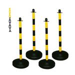 Plastic Post and Chain Barrier Kits