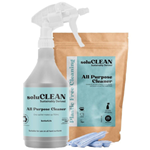 soluCLEAN sustainable all-purpose cleaning pods and trigger spray bottle