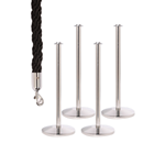 Flat Top Rope Barrier Posts and Ropes