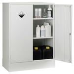 White chemical cupboard