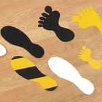 Anti-slip Feet Floor Graphic Stickers