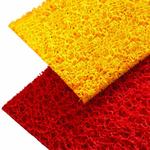 Anti-slip industrial walkway safety matting available in yellow and red