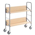 Book Trolley with 2 Shelves