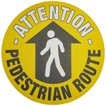 Pedestrian Route Graphic Floor Marker