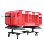 Crowd Control Barrier Trolley