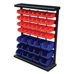 Storage rack for 27 small parts container bins