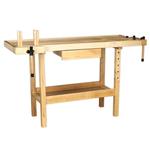 Birchwood Woodworking Bench with Drawer & Vices