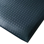 Black Kumfi Diamond anti-fatigue mat