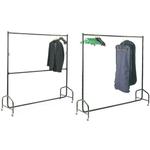 Black Mobile Garment Rails