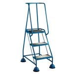 3 Tread Mobile Safety Steps with Handrail